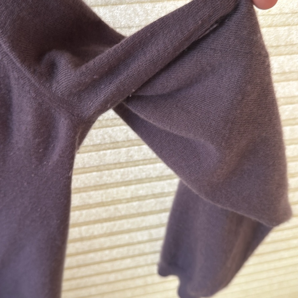 Gap Purple Cashmere Cardigan Sweater XL - Picture 6 of 6